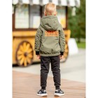 Куртка-бомбер для мальчика, рост 80 см, цвет хаки - Фото 5