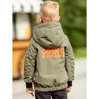 Куртка-бомбер для мальчика, рост 80 см, цвет хаки - Фото 6