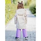Куртка-парка для девочки, рост 92 см, цвет экрю - Фото 4