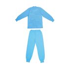 Пижама для мальчиков "Спи, мой друг", рост 116 см (5-6 лет), цвет бирюза, белый - Фото 2