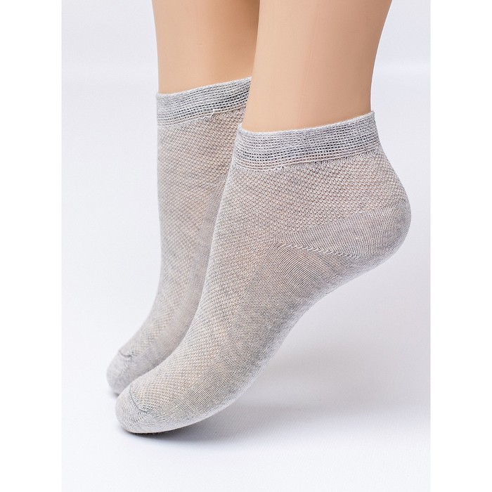 Носки детские, размер 10, цвет светло-серый меланж - Фото 1