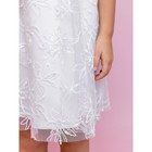 Платье для девочки, рост 116 см, цвет белый - Фото 6