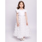 Платье для девочки, рост 134 см, цвет белый - фото 109411679