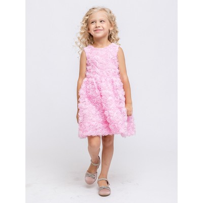 Платье для девочки «Ева», рост 92 см, цвет розовый
