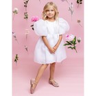 Платье для девочки, рост 98 см, цвет белый - фото 109424575