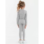 Термобелье-брюки для девочки, рост 128 см, цвет серый - Фото 2