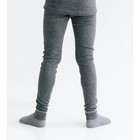 Термобелье-брюки для мальчика, рост 110 см, цвет тёмно-серый - Фото 2