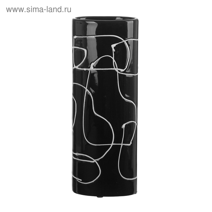 ваза керамика полоски 27*10*6 см - Фото 1