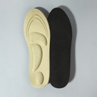 Стельки для обуви, универсальные, амортизирующие, р-р RU до 39 (р-р Пр-ля до 40), 25,5 см, пара, цвет бежевый - фото 8621711