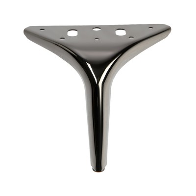 Опора мебельная CAPPIO OP03, h=150 мм, 12×12 мм, цвет глянцевый черный