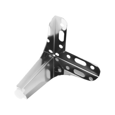 Опора мебельная CAPPIO Light OP04, h=100 мм, 8.5×8.5 мм, цвет хром