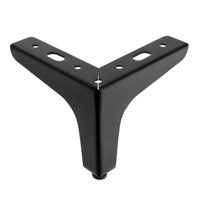 Опора мебельная CAPPIO STOP04, h=100 мм, 11.5×11.5 мм, цвет матовый черный