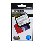 Визитница пластиковая, металлическая, с отделениями внутри, синяя - Фото 7