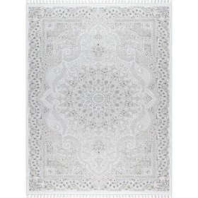 Ковёр прямоугольный Kirmanshah 38650A, размер 125x180 см, цвет white/white 10213272