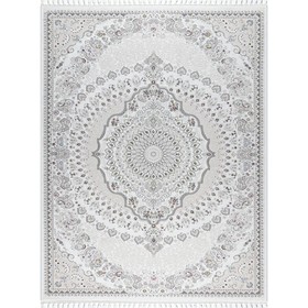 Ковёр прямоугольный Kirmanshah 38861A, размер 80x150 см, цвет white/white
