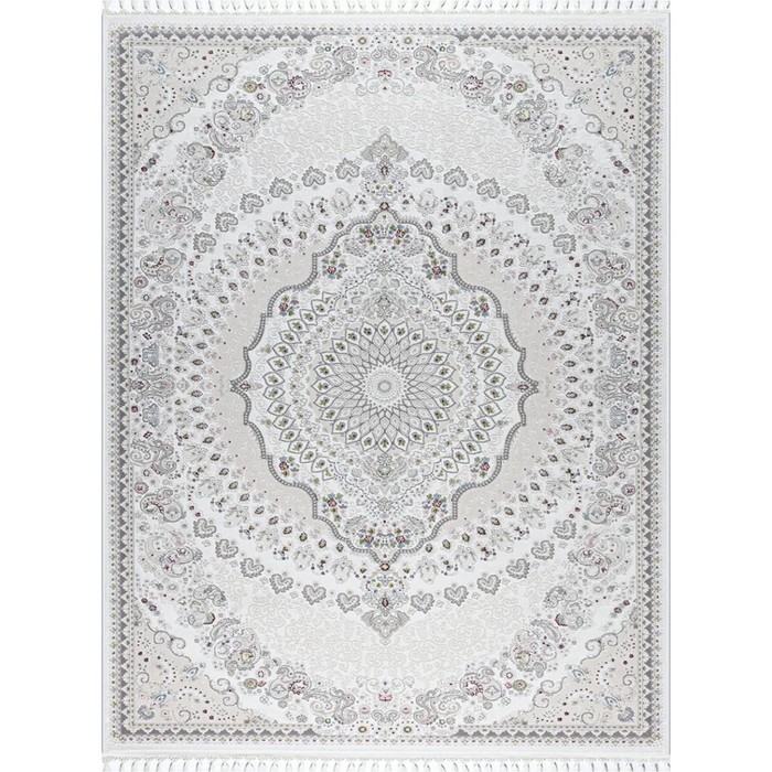 Ковёр прямоугольный Kirmanshah 38861A, размер 150x300 см, цвет white/white