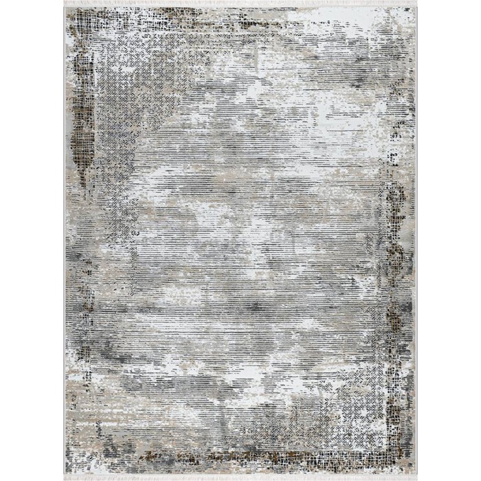 Ковёр прямоугольный Ninova 38707A, размер 150x230 см, цвет l.grey/white