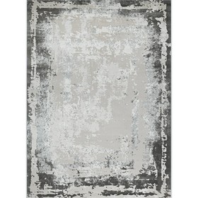 Ковёр прямоугольный Rimma Lux 36897J, размер 60x110 см, цвет l.grey/grey