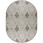 Ковёр овальный Rimma Lux 36912J, размер 80x150 см, цвет cream/d.beige 10214041 - фото 307092167