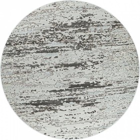 Ковёр круглый Rimma Lux 37441C, размер 200x200 см, цвет grey/l.grey