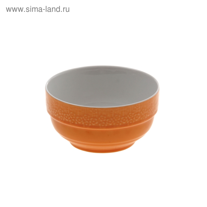 Миска «Вербена» 300 мл, 10×5 см, цвет оранжевый - Фото 1