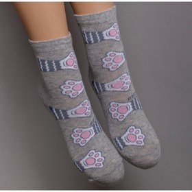 Носки детские, размер 18, цвет светло-серый меланж