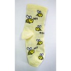 Носки детские, размер 20, цвет светло-жёлтый - фото 301057176