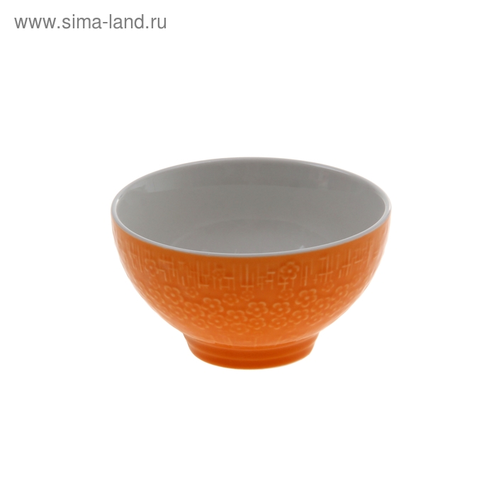 Миска «Вербена» 300 мл, 11×6 см, цвет оранжевый - Фото 1