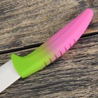 Нож керамический "Градиент" лезвие 12,5 см, цвет розовый - Фото 5