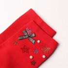 Носки женские, цвет красный, размер 36-40 - Фото 2