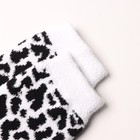 Носки женские махровые "Белый ягуар", цвет белый, р-р 36-40 - Фото 2