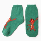 Носки женские махровые «Танцующий дракон», цвет зелёный, размер 36-40 - фото 22667801