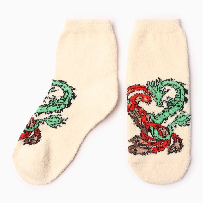 Женские носки Дракончик с елкой (ангора) – купить за руб. в интернет-магазине «Моя Пижама»