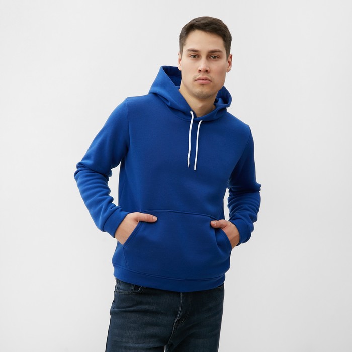 Толстовка мужская НАЧЁС, цвет синий, размер 50 - Фото 1