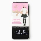 Колготки детские для девочек, цвет черный МИКС, рост 140-152 (11-12 лет) - фото 31290051