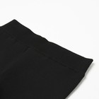 Леггинсы для девочек с мехом, цвет черный, рост 122-134см - Фото 2