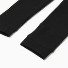 Леггинсы для девочек с мехом, цвет черный, рост 122-134см - Фото 3