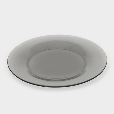 Тарелка обеденная стеклянная «Симпатия», d=25 см