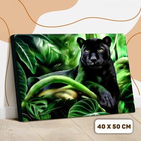 {{photo.Alt || photo.Description || 'УЦЕНКА Картина по номерам на холсте с подрамником «Пантера», 40×50 см'}}