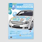 Набор магнитов на авто «Еду за сыном», на выписку, 42 см х 29,7 см - Фото 5