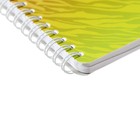 Телефонная книжка А5, 80 листов в линию на гребне "Цветная абстракция", обложка мелованный картон, глянцевая ламинация, блок офсет 60 г/м2 - Фото 3