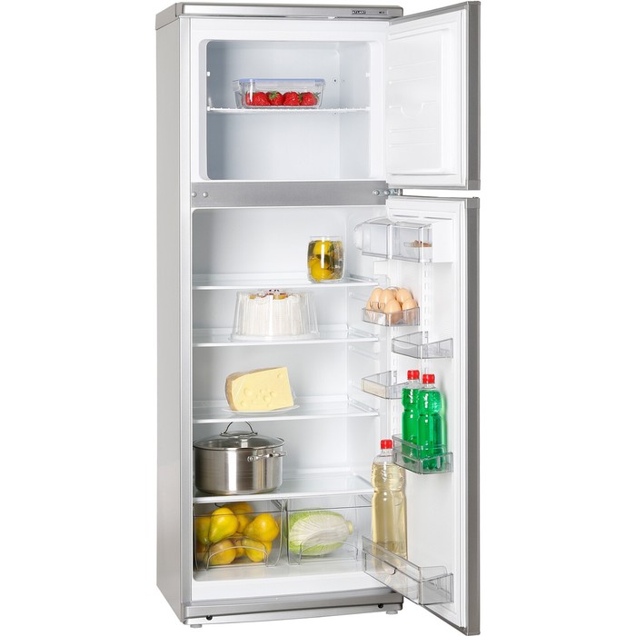 Холодильник "ATLANT" MXM 2835-08, двухкамерный, класс А, 280 л, серебристый