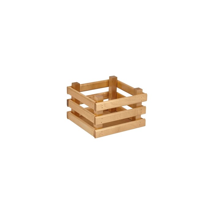 Ящик деревянный для хранения Polini Home Boxy, цвет лакированный, 18х18х12 см - Фото 1
