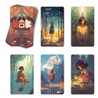 Арт-терапия «Женское счастье» с МАК, 50 карт (7×12 см), холст (22×16.5 см), краски (6 цветов), кисть, 16+ - Фото 4