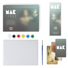 Арт-терапия «Мои страхи» с МАК, 50 карт (7х12 см), холст (22х16,5 см), краски (6 цветов), кисть, 16+ - Фото 2