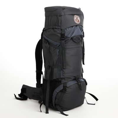 Рюкзак туристический, Taif, 90 л, отдел на шнурке, 2 наружных кармана, цвет серый