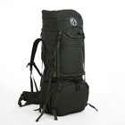 Рюкзак туристический, Taif, 120 л, отдел на шнурке, 2 наружных кармана, цвет хаки - фото 11057584