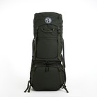 Рюкзак туристический, 120 л, отдел на шнурке, 2 наружных кармана, цвет хаки - Фото 2