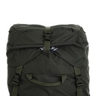Рюкзак туристический, 120 л, отдел на шнурке, 2 наружных кармана, цвет хаки - фото 7884338