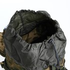 Рюкзак туристический, 120 л, отдел на шнурке, 2 наружных кармана, цвет зелёный/камуфляж - фото 7884349